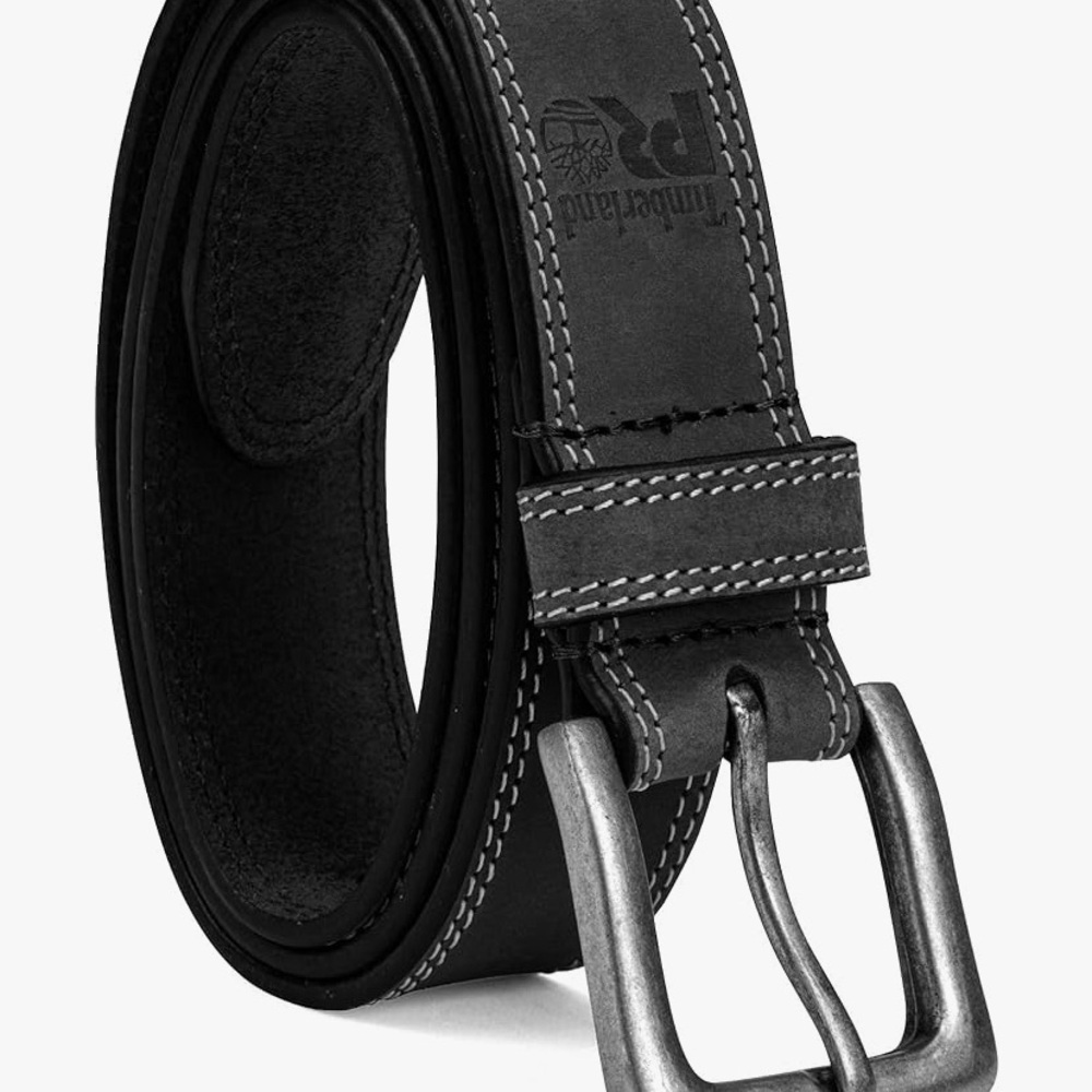 Timberland PRO 100% Black Leather Belt